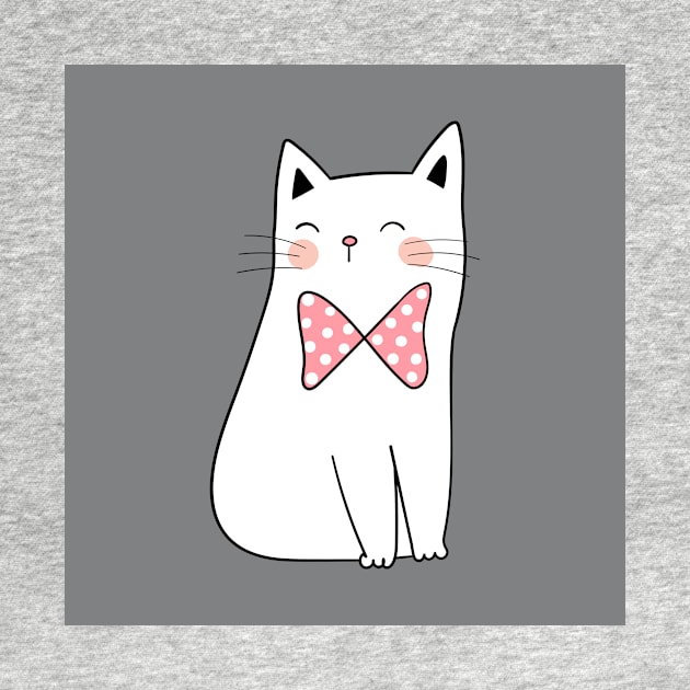 Bow Tie Cat by greenoriginals